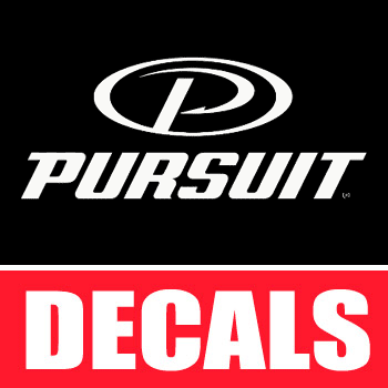 Pursuit Boat Decals