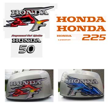 Custom Honda Outboard Decals - 25 to 225 HP