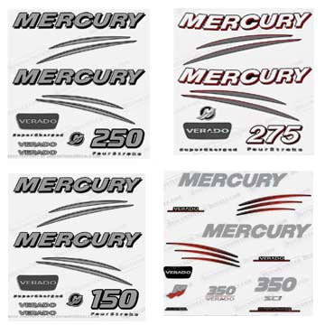 Mercury Verado Decals - 135 to 350 HP