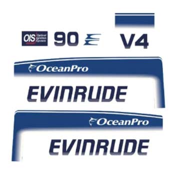 Evinrude 90 decals