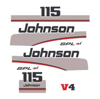 Johnson Outboard 115 decals