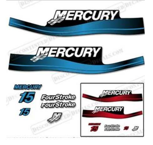 Mercury outboard 15 EFI decals