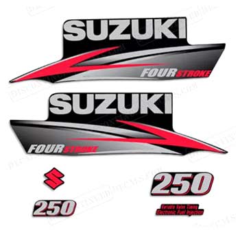 Suzuki Outboard 250 decals